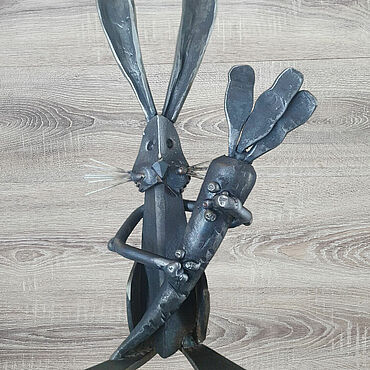 Для дома и интерьера ручной работы. Ярмарка Мастеров - ручная работа Заяц. Handmade.