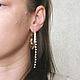 Earrings rings with rhinestones, evening earrings, new year winter. Congo earrings. Irina Moro. My Livemaster. Фото №6