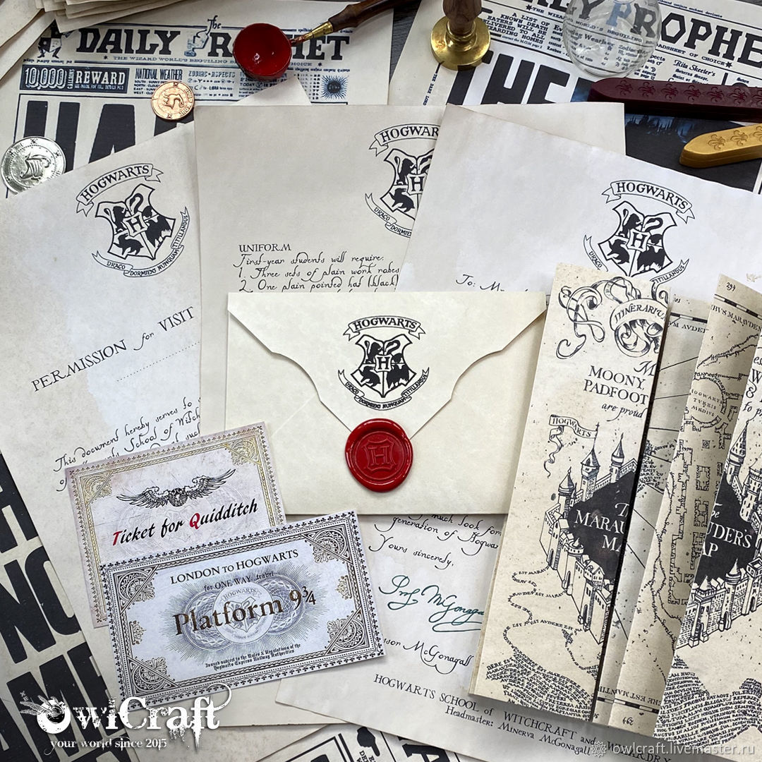 «Письмо из Хогвартса» - купить в Москве наборы макарун от Mon Bon