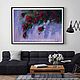 Pastel painting flowers 'Branches of a bush rose' 65h50 cm, Pictures, Kolomna,  Фото №1