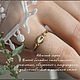 Регулируемое кольцо с цветком внутри. Кольцо золотое из стали. Кольца. Rodnik Jewelry. Интернет-магазин Ярмарка Мастеров.  Фото №2
