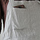 Заказать Perfect apron (unisex) made of 100% linen. LINEN & SILVER ( LEN i SEREBRO ). Ярмарка Мастеров. . Aprons Фото №3