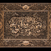 Картины и панно handmade. Livemaster - original item Panels carved 