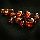 Ball-amber -10 mm-Color: Cognac with husk-Drilled-Real, Beads1, Kaliningrad,  Фото №1