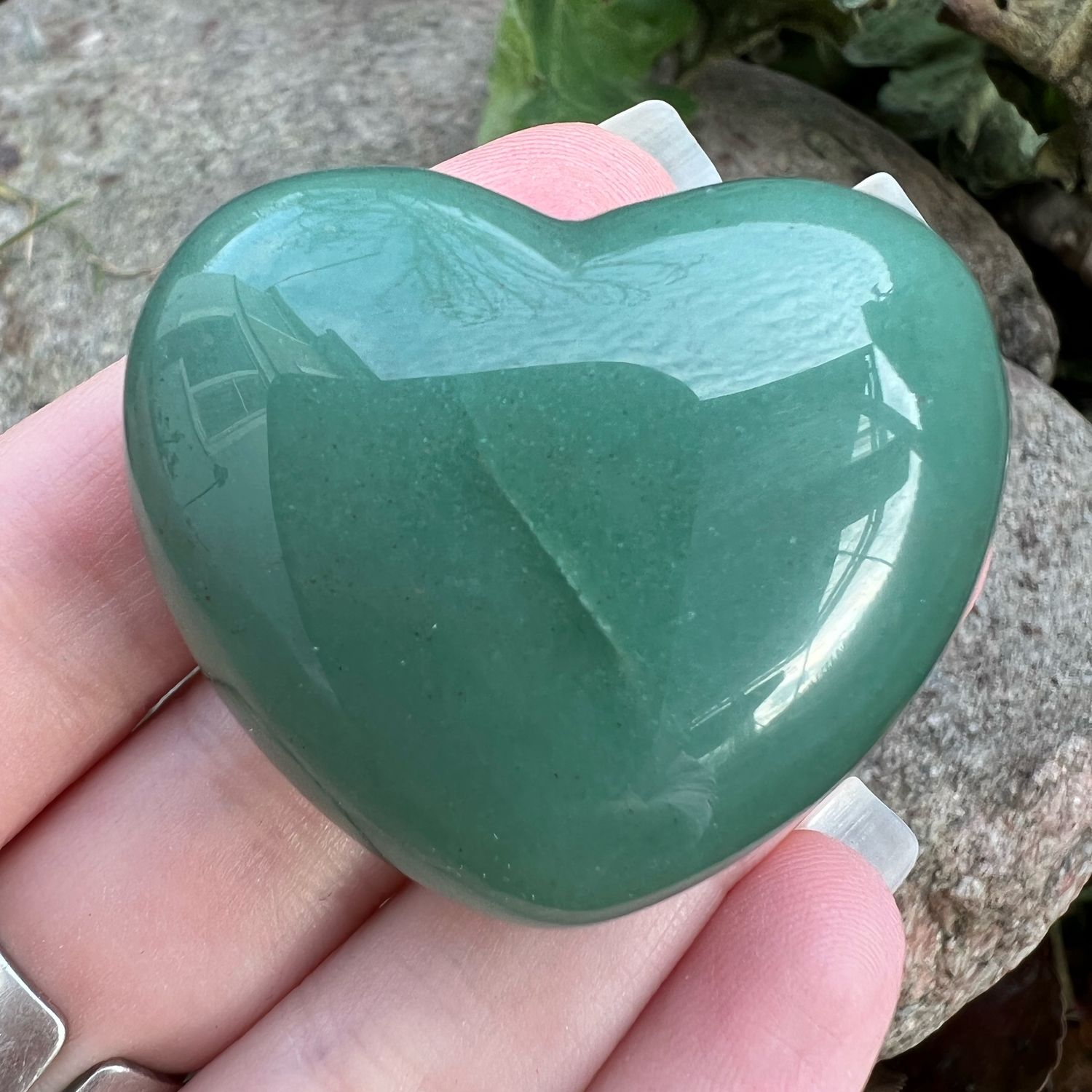 Авантюрин зелёный : Сердце 40 мм купить в интернет-магазине Ярмарка ...