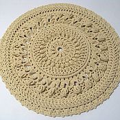 Для дома и интерьера handmade. Livemaster - original item Carpets: round relief mat Kristina-2. Handmade.