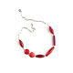 Order Necklace of agates on a chain red 'Cherry jam' beads. Irina Moro. Livemaster. . Necklace Фото №3
