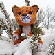 Teddy toy animal: soft toy kitten tiger, crochet tiger. Teddy Toys. Kind-Eyed-Beans (nat-tol) (nat-tol). Online shopping on My Livemaster.  Фото №2
