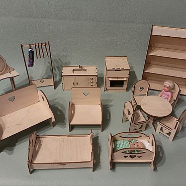 Домики для кукол и мебель своими руками на Бэйбиках