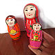 Bashkir Red Matryoshka Doll 3 - seater Bashkirochka. Dolls1. matryoshka (azaart). My Livemaster. Фото №6
