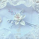 Шпилька свадебная белая - украшение в прическу невесте, Украшения для причесок, Химки,  Фото №1