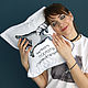 Two pillows to hug a Raccoon - a cool birthday gift. Pillow. Lara (EnigmaStyle). Online shopping on My Livemaster.  Фото №2