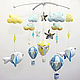 Children's mobile for the crib ' Birds and balloons', Toys for cribs, Belgorod,  Фото №1