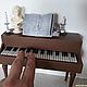 Harpsichord piano doll furniture miniature 1 to 6, Miniature figurines, Schyolkovo,  Фото №1