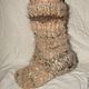 Socks 'Winter Walk1' made of dog hair . Socks. Livedogsnitka (MasterPr). My Livemaster. Фото №5