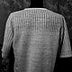 Order 100% linen.Men's shirt 'REP relief'. Exclusive linen jersey from Elena. Livemaster. . Mens jumpers Фото №3