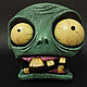 Заказать Маска Зомби из игры Zombie from Plants vs. Zombies Cosplay Mask Helmet. Mask4cosplay. Ярмарка Мастеров. . Маски персонажей Фото №3