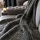 Вязаный объемный плед. Плед ручной вязки 130×180 см. Пледы. Woolmood-store. Ярмарка Мастеров.  Фото №6
