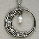 Moon Month pearl pendant. Pendants. Liza K (Lizaveta1). Online shopping on My Livemaster.  Фото №2