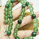 Beads made of natural green aventurine Forest 47 cm. Beads2. Selberiya shop. My Livemaster. Фото №6
