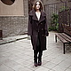 abrigo de un capullo de otoño de cachemira Fashion'. Coats. Lana Kmekich (lanakmekich). Ярмарка Мастеров.  Фото №6
