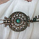 Pendant-key made of copper with amazonite 'Gothic'. Pendants. IVA rainbow art. My Livemaster. Фото №5