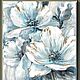 PAINTING AS A GIFT, PAINTING BLUE FLOWERS. Pictures. orlovaalla. My Livemaster. Фото №6