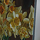 Painting 'Still life with daffodils' oil on canvas 60h80 cm. Pictures. vestnikova. My Livemaster. Фото №4