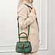 Сумка женская из натуральной кожи крокодила IMA0792N1. Классическая сумка. CrocShop товары из экзотической кожи. Ярмарка Мастеров.  Фото №15