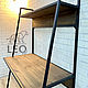 Стол письменный с полкой LF-824. Столы. Leo-loft. Ярмарка Мастеров.  Фото №5