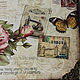 A big box of letters and papers 'memories of the past'. Box. painting and decoupage from Marina (sovaj). My Livemaster. Фото №6