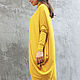 Платье "Mustard" D0014. Платья. Fraktura     Ольга и Мария. Интернет-магазин Ярмарка Мастеров.  Фото №2
