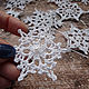 Set of knitted snowflakes 10 pieces 6-7 cm white. Christmas decorations. BarminaStudio (Marina)/Crochet (barmar). Online shopping on My Livemaster.  Фото №2