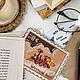 Книжная закладка «Поезд» | Серия Western Post. Закладки. Книжные закладки | Вышивка на одежде (zveri-v-karmane-). Ярмарка Мастеров.  Фото №4