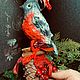 Игрушка Снегирь ватное папье-маше. Мягкие игрушки. Светлана Сычугова. Ярмарка Мастеров.  Фото №6