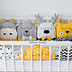 Order Bumpers animals for a cot. Miss Judy cotton (JuliaLepa). Livemaster. . Sides for crib Фото №3