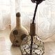 Декорированная бутылка-ваза, Вазы, Калининград,  Фото №1