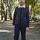 Бомбер/толстовка на молнии. Свитшоты и толстовки. Елена Тупчая Трикотажная одежда. Ярмарка Мастеров.  Фото №4