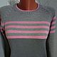 Order Grey-pink jumper. Knitted Things For All (matronka). Livemaster. . Jumpers Фото №3