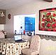 Лоскутная, интерьерная картина. "Ах, какая заноза моя красная роза". Картины. Артквилт  Наталии Турчаниновой. Интернет-магазин Ярмарка Мастеров.  Фото №2