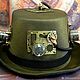 Шляпа цилиндр + гогглы стимпанк "Steampunk Dentleman-Z". Атрибутика субкультур. Neformal-world. Ярмарка Мастеров.  Фото №5