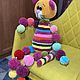 Вязаная игрушка из плюшевой пряжи вязаный полосатый кот амигуруми. Амигуруми куклы и игрушки. Рыжий кот (магазин вязаных идей). Ярмарка Мастеров.  Фото №5