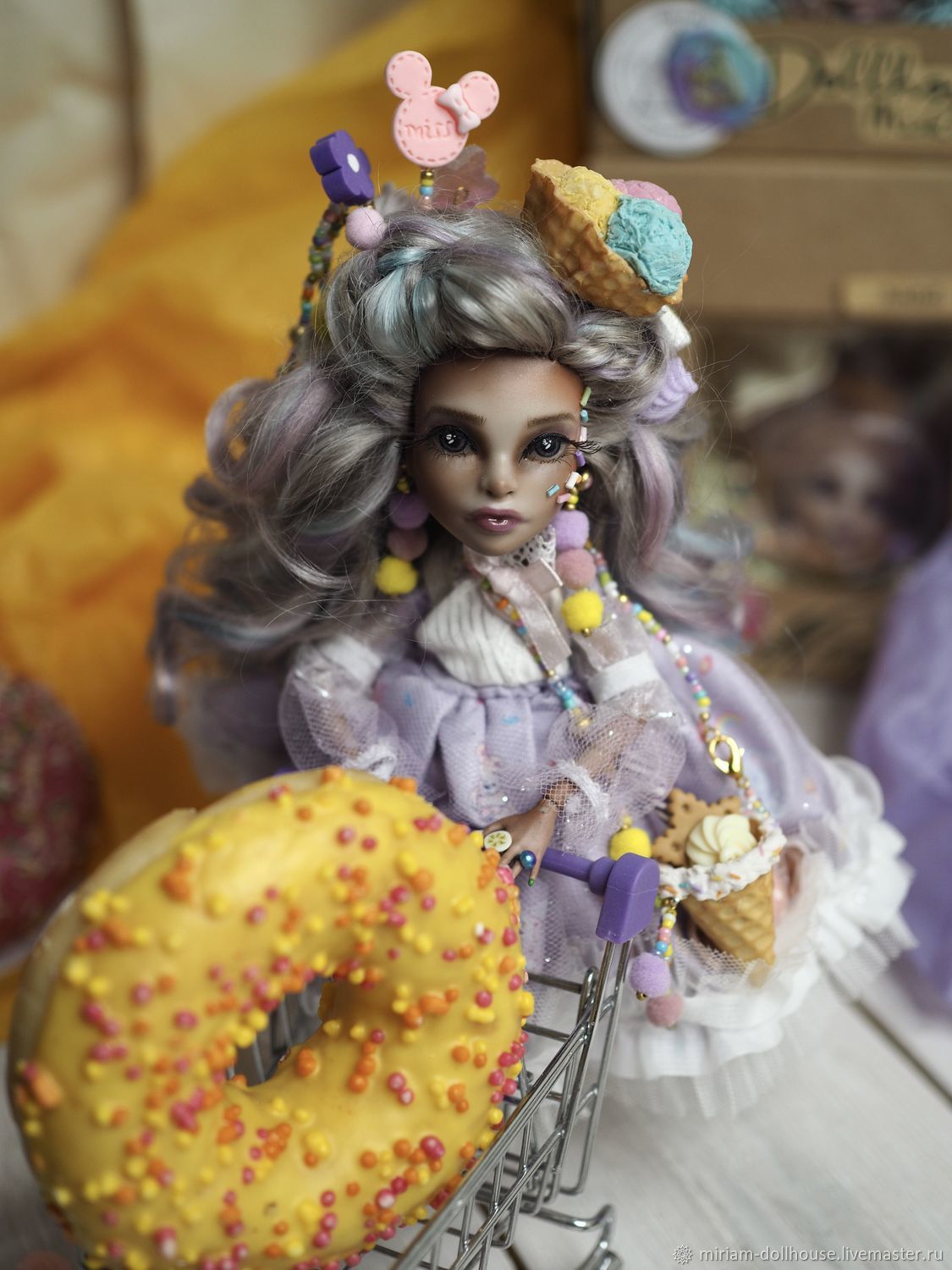 Кукла ООАК Monster High Молли – заказать на Ярмарке Мастеров – QR6BIRU ...