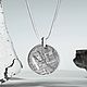 Серебряный кулон с метеоритом Лев Стрелец Козерог. Кулон. PALLASIT. Интернет-магазин Ярмарка Мастеров.  Фото №2