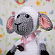 Soft toy Knitted Lamb with Bell Snowflake. Stuffed Toys. Вязаные игрушки - Ольга (knitlandiya). My Livemaster. Фото №6