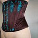 Корсет из нат шелка с вышивкой. Корсеты. Shi Corset (Анна). Ярмарка Мастеров.  Фото №4