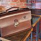 Portfolio: Men's leather briefcase M-4-002-CR. Brief case. antony-1. My Livemaster. Фото №5