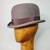 Аксессуары handmade. Livemaster - original item Felt bowler hat 
