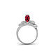 Кольцо "Snake" из золота 585 с гранатом и бриллиантами. Кольца. BUGAKOV jewelry. Ярмарка Мастеров.  Фото №4