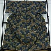 Винтаж handmade. Livemaster - original item Japanese silk Tsumugi kimono
